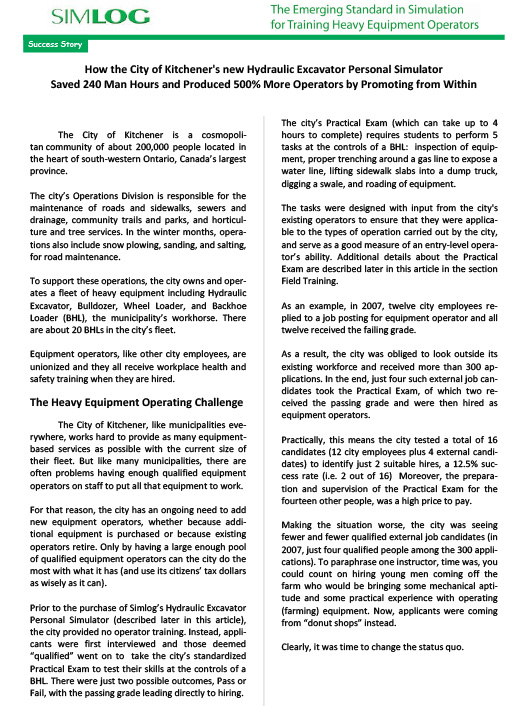 Simlog Simulation Saves Time, Trains Smarter