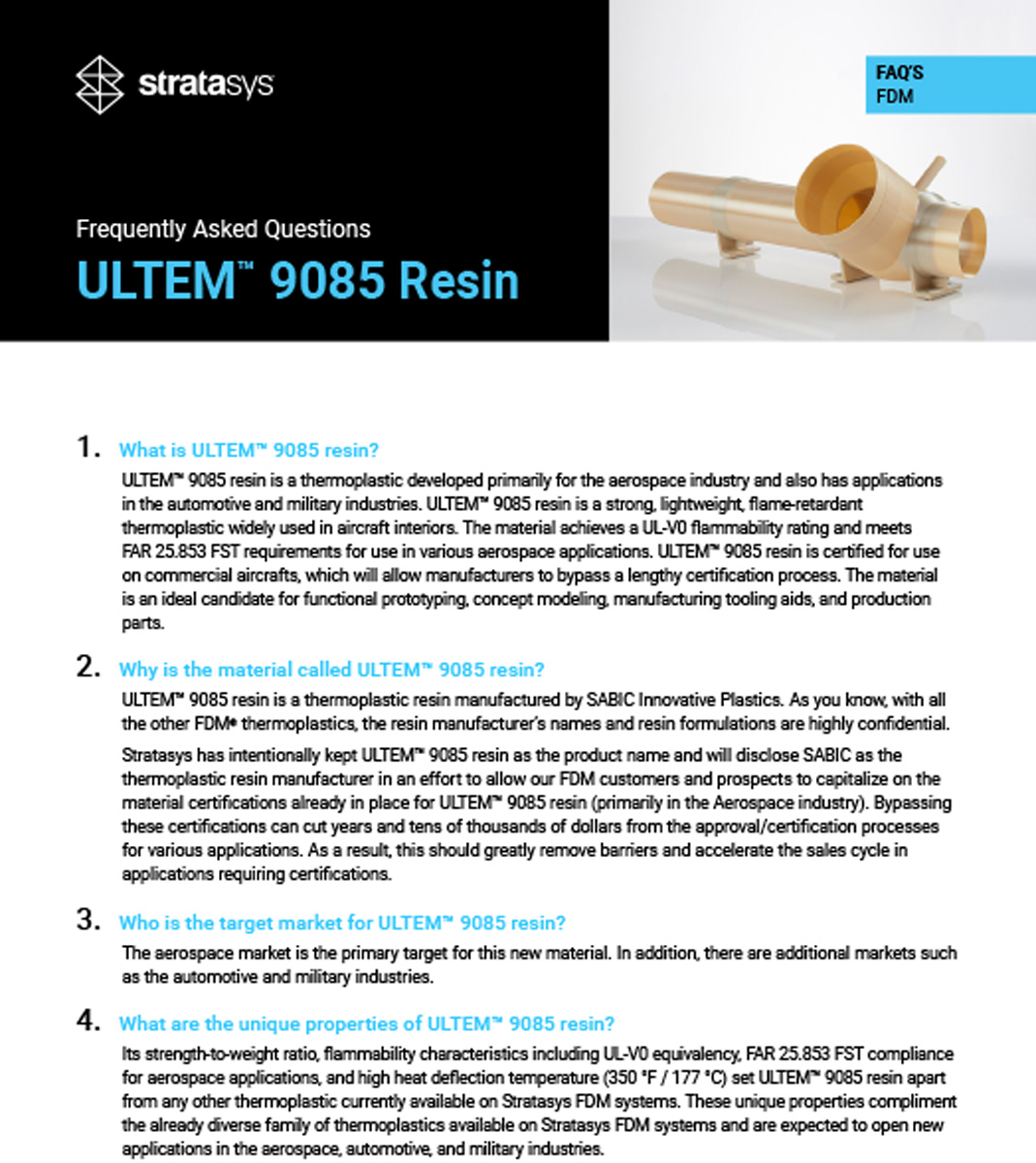 Stratasys FDM Materials