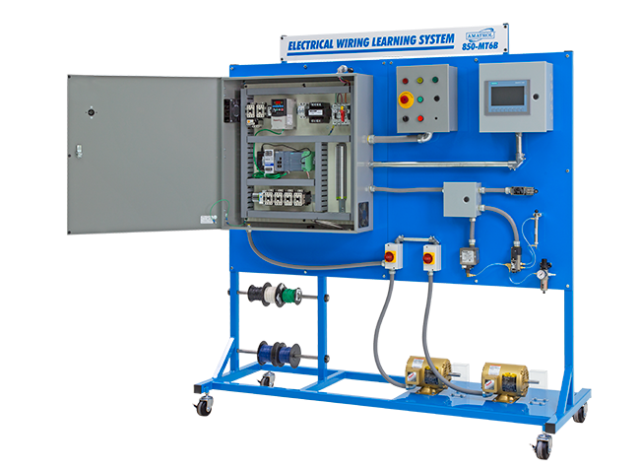 Shown with 85-MT6BA and 85-MT6BC Learning equipment for electricians