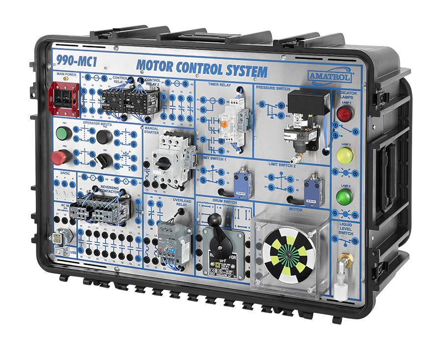 Amatrol 990-MC1F Side Amatrol Motor Control Troubleshooting