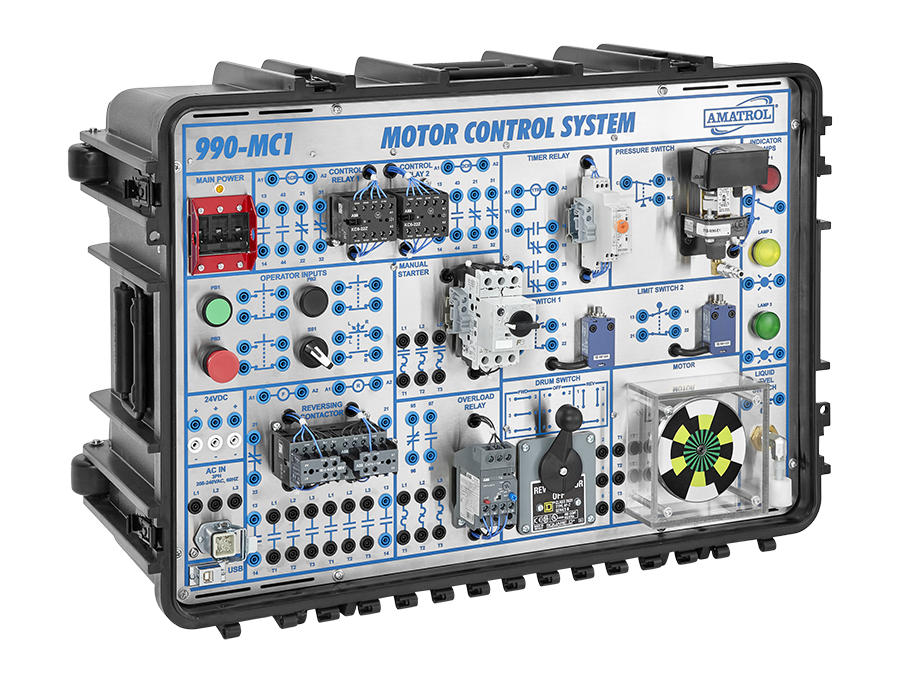 Amatrol 990-MC1F Side Amatrol Electric Motor Control Troubleshooting