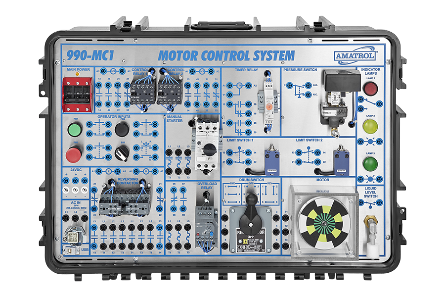 Amatrol 990-MC1F Front Amatrol Electric Motor Control Troubleshooting