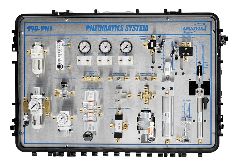 Portable Pneumatics Learning System – 990-PN1 Amatrol Portable Learning Systems