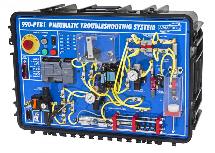 Pneumatics Skills Trainer Amatrol Learning Sytem - 990-PTB1