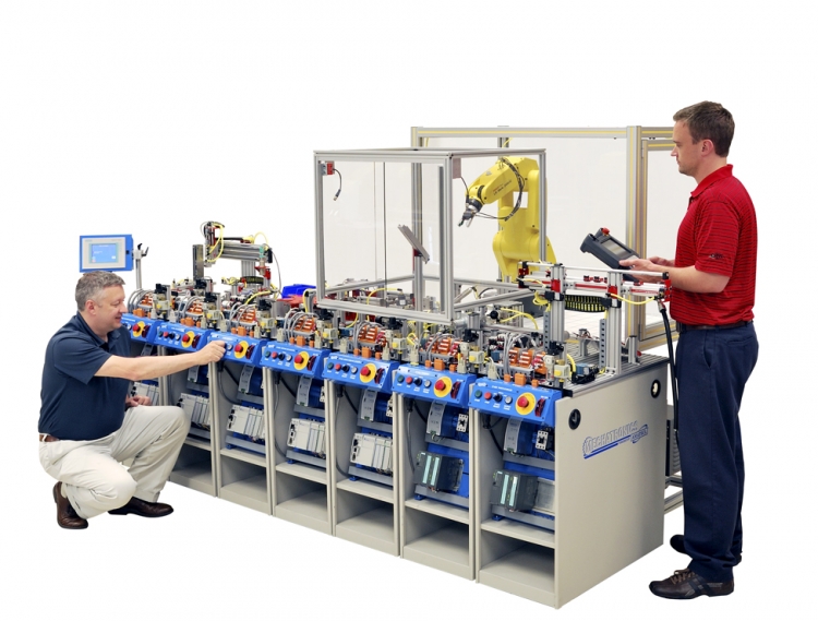 Amatrol Mechatornics Learning System with FANUC Robot Amatrol Mechatornics Learning System