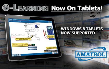 eLearning Now on Tables Amatrol eLearning for Tablets
