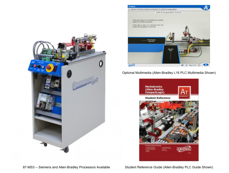 Mechatronics Station 3 - Orientation Processing Amatrol’s Mechatronics Learning System Station 3