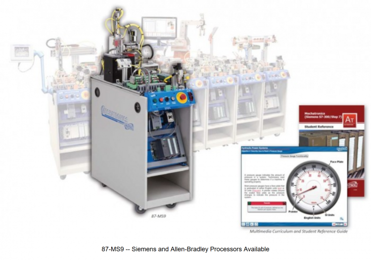 Mechatronics Station 9 - Hydraulic Press Amatrol’s Mechatronics Learning System Station 9
