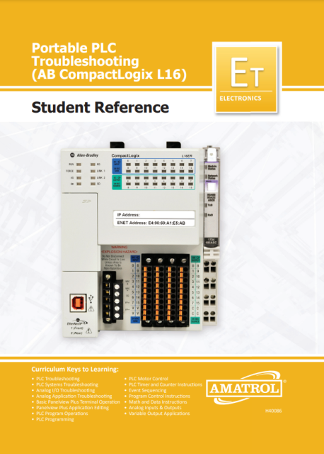 Amatrol Student Reference Amatrol PLC Troubleshooting Training System AB CompactLogix L16
