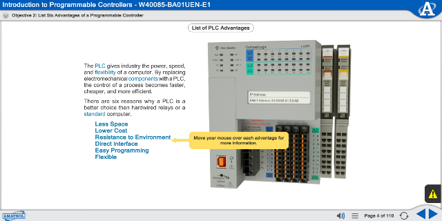 eLearning Curriculum Sample Amatrol Interactive Online eLearning Curriculum