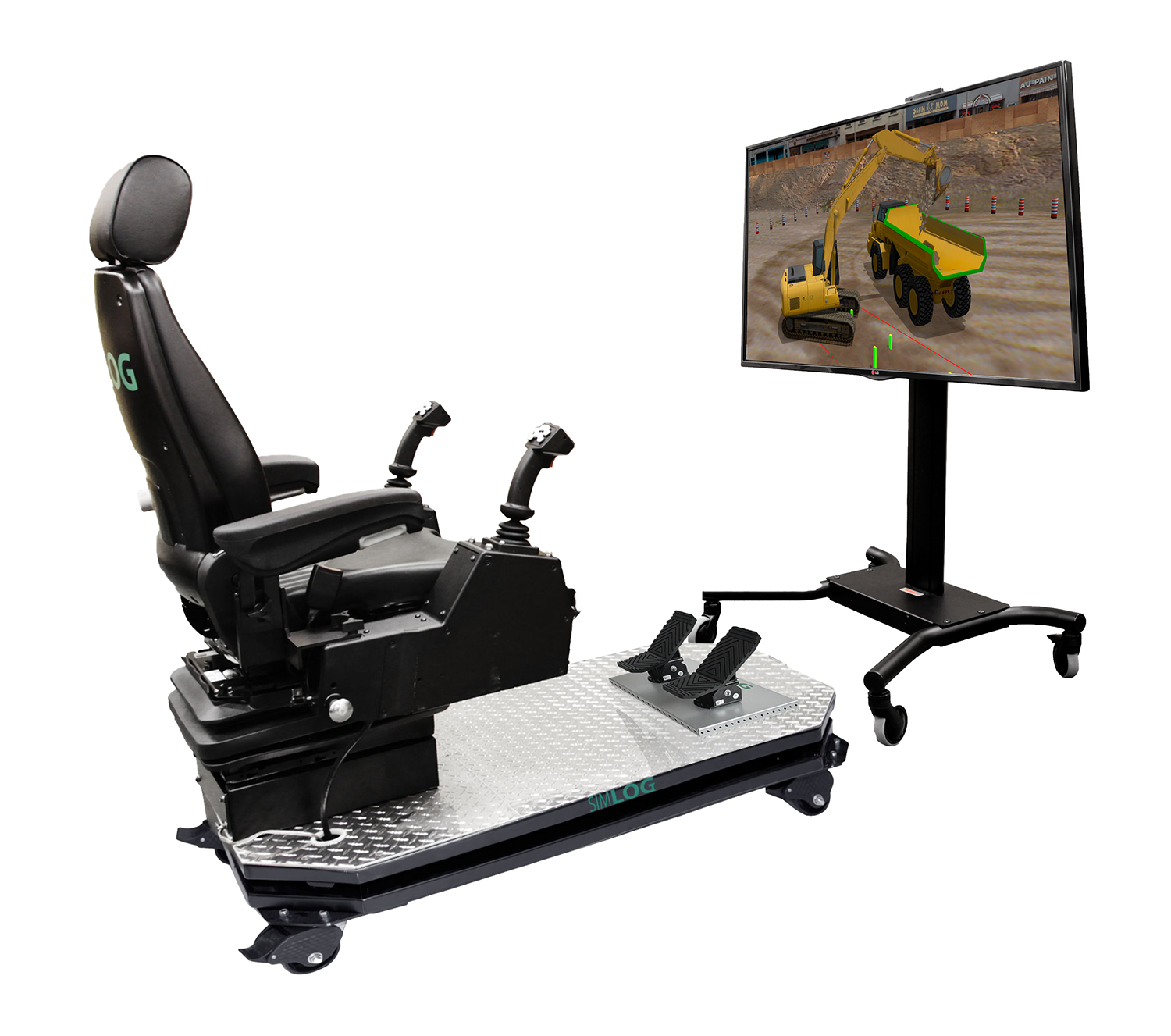 Operator Chair with 1 Display Hydraulic Excavator Operator Training