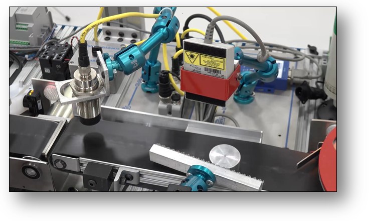 Tabletop Smart Factory RFID/Sensors (87-TMS5) / Barcode (87-TBR1) Industry 4.0 Training with a FANUC Industrial Robot
