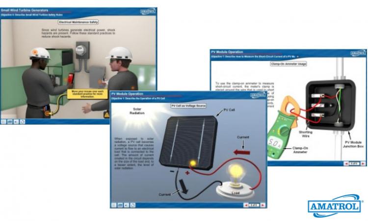 Amatrol's Engaging Multimedia Alternative Energy Multimedia (M20027)