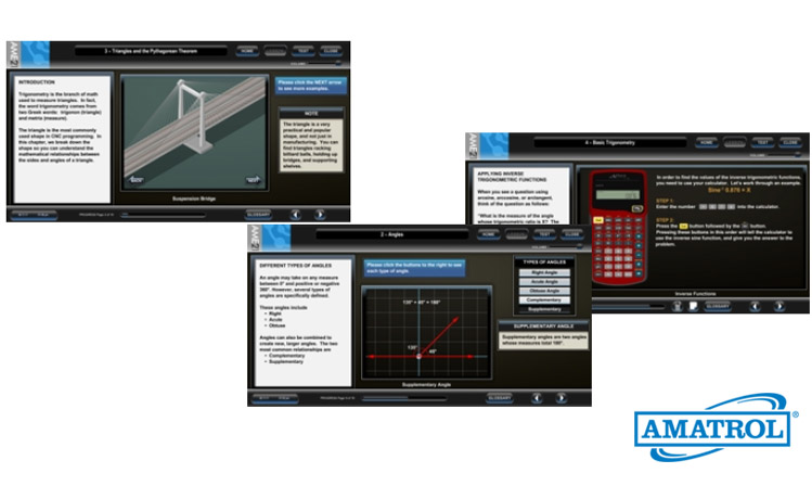 Amatrol Trigonometry Training Trigonometry 1 Multimedia (MA304)