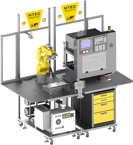 MTEC pictured w/ Levil CNC LMV-400 APT MTEC