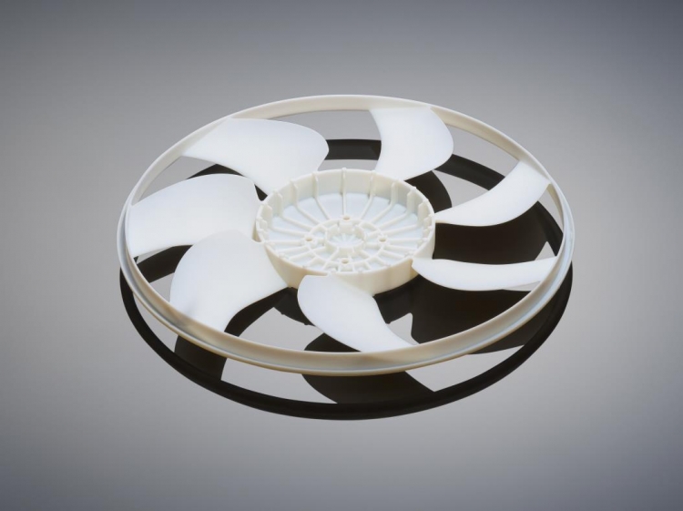 Radiator Fan Part Bottom View Stratasys J4100 Radiator Fan Part Bottom