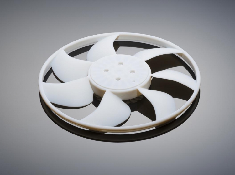 Radiator Fan Part Top View Stratasys J4100 Radiator Fan Part Top