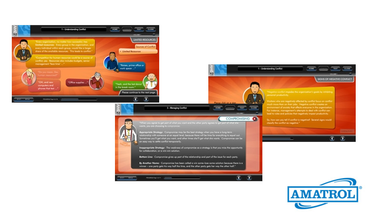 Acknowledges and defines conflict in the workplace. Conflict Resolution Multimedia (PD102)