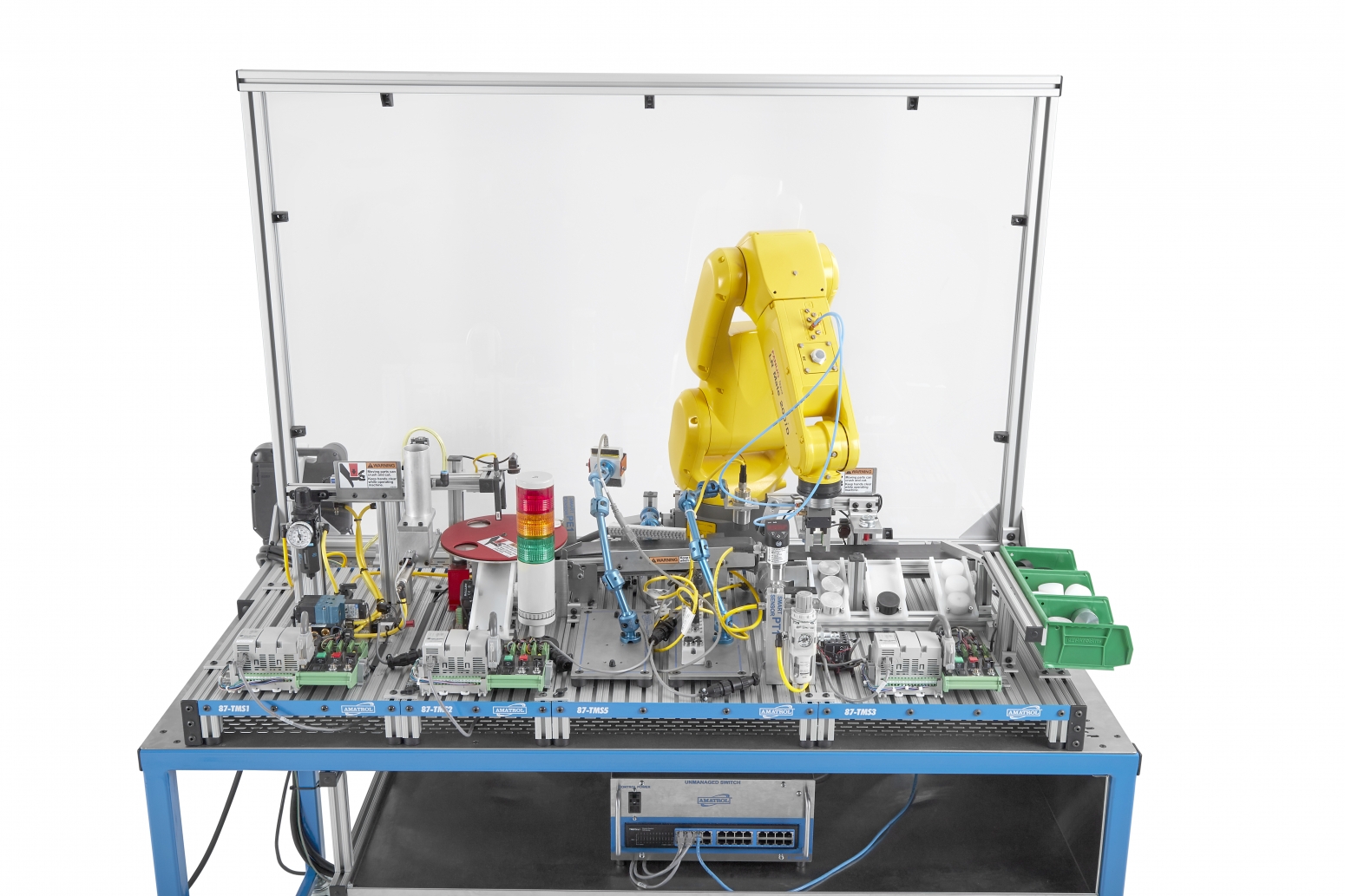 Amatrol’s Smart Factory Tabletop Mechatronics System Teach Industry 4.0 Skills Hands-On
