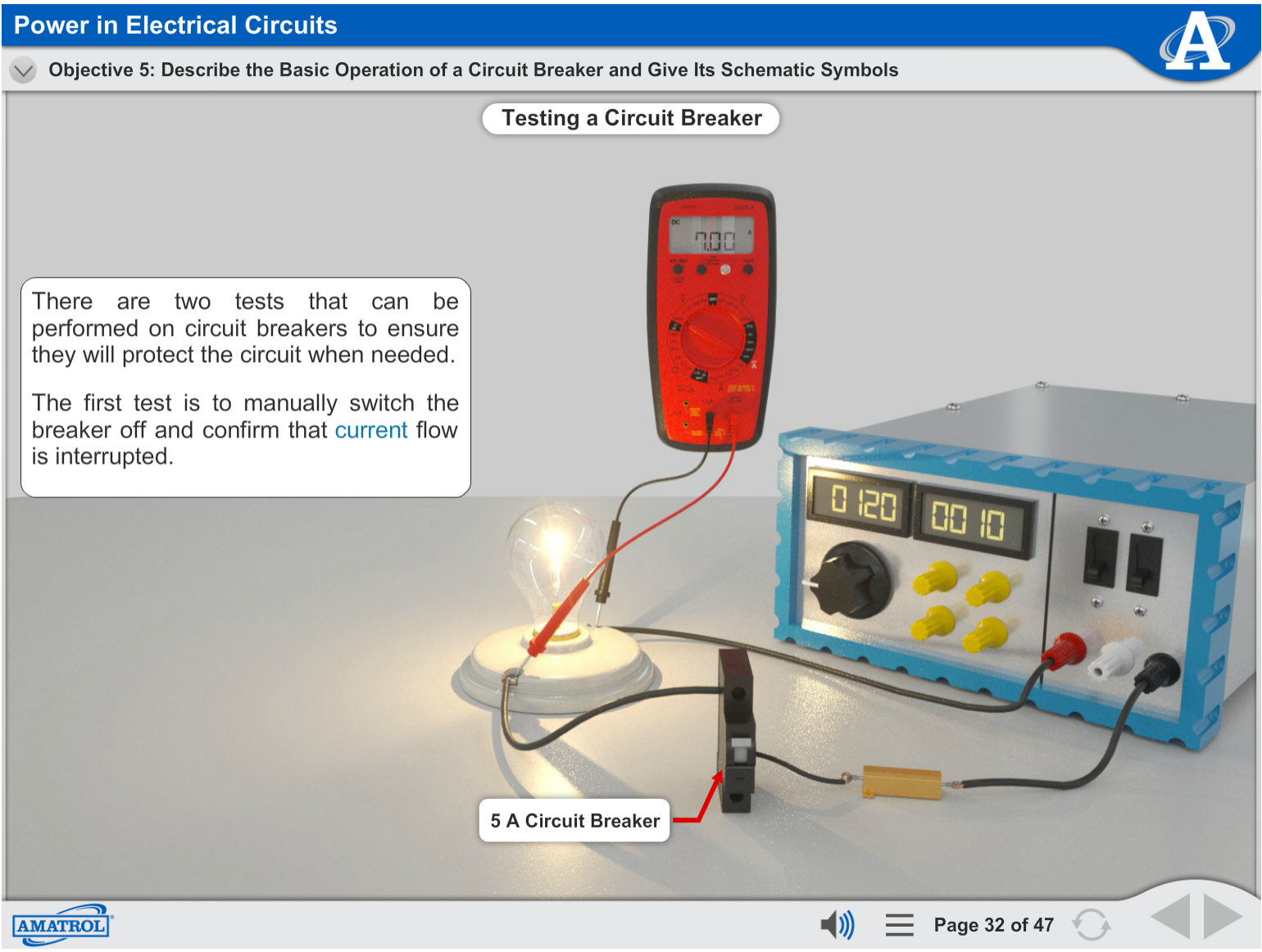 AC/DC Electrical Virtual Trainer Courseware (NB227) Amatrol Virtual Trainers
