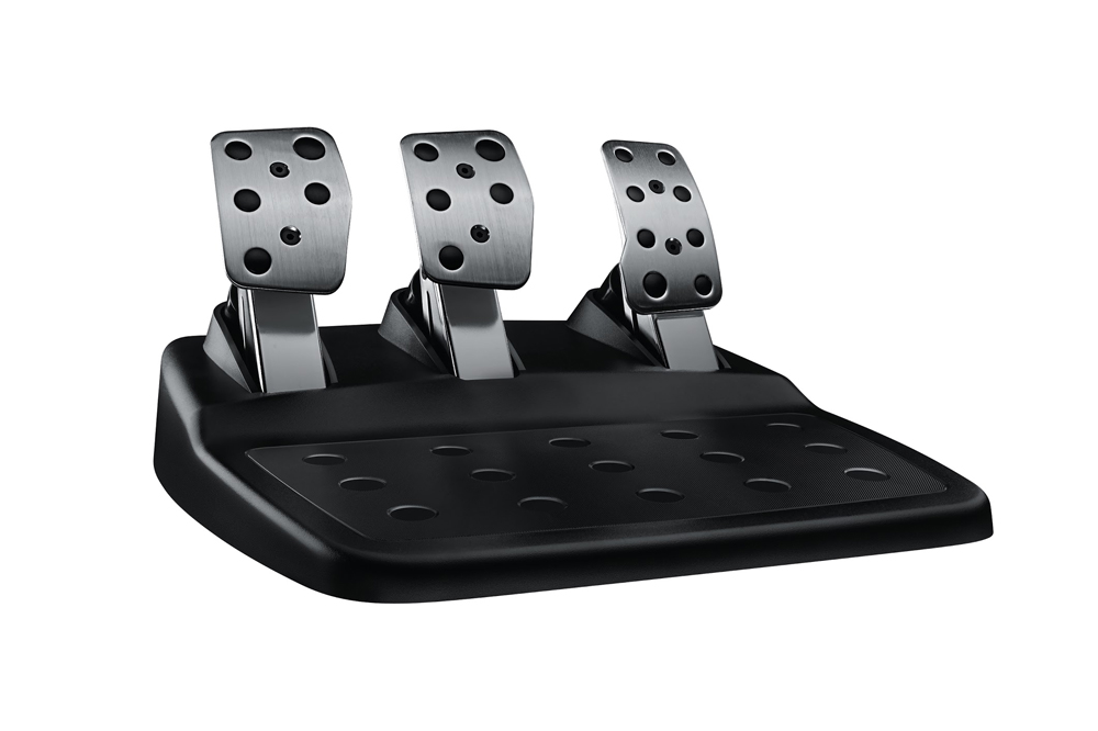 Logitech G920 Pedals Simlog training with lifelike forklift pedals
