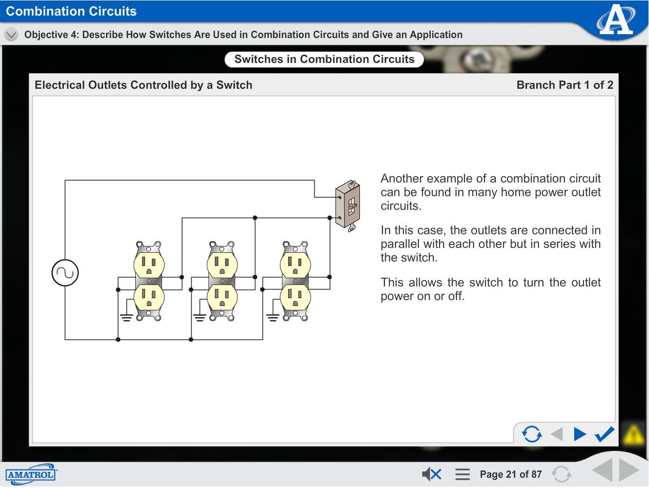 Combination Circuits Online Amatrol Curriculum