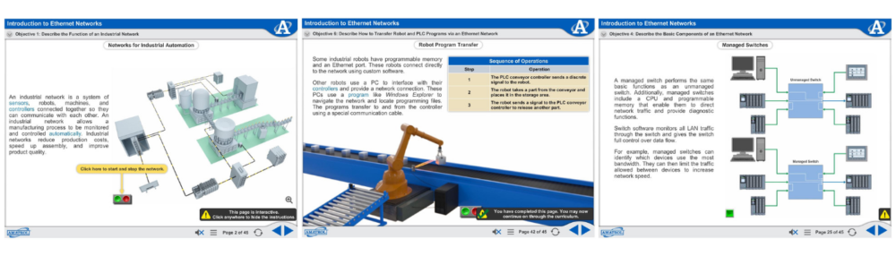 Introduction to Ethernet Network Amatrol Smart Factory Training for High Schools and Colleges