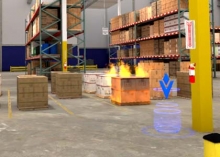 Virtual Reality Warehouse Safety Training Hard Hat VR Warehouse Safety Training