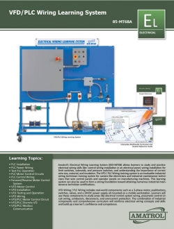 Amatrol VFD & PLC Wiring Training 85-MT6BA