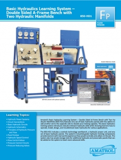 Amatrol Basic Hydraulics Training 850-HD1