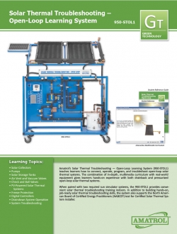 Amatrol Solar Troubleshooting Open-Loop 950-STOL1